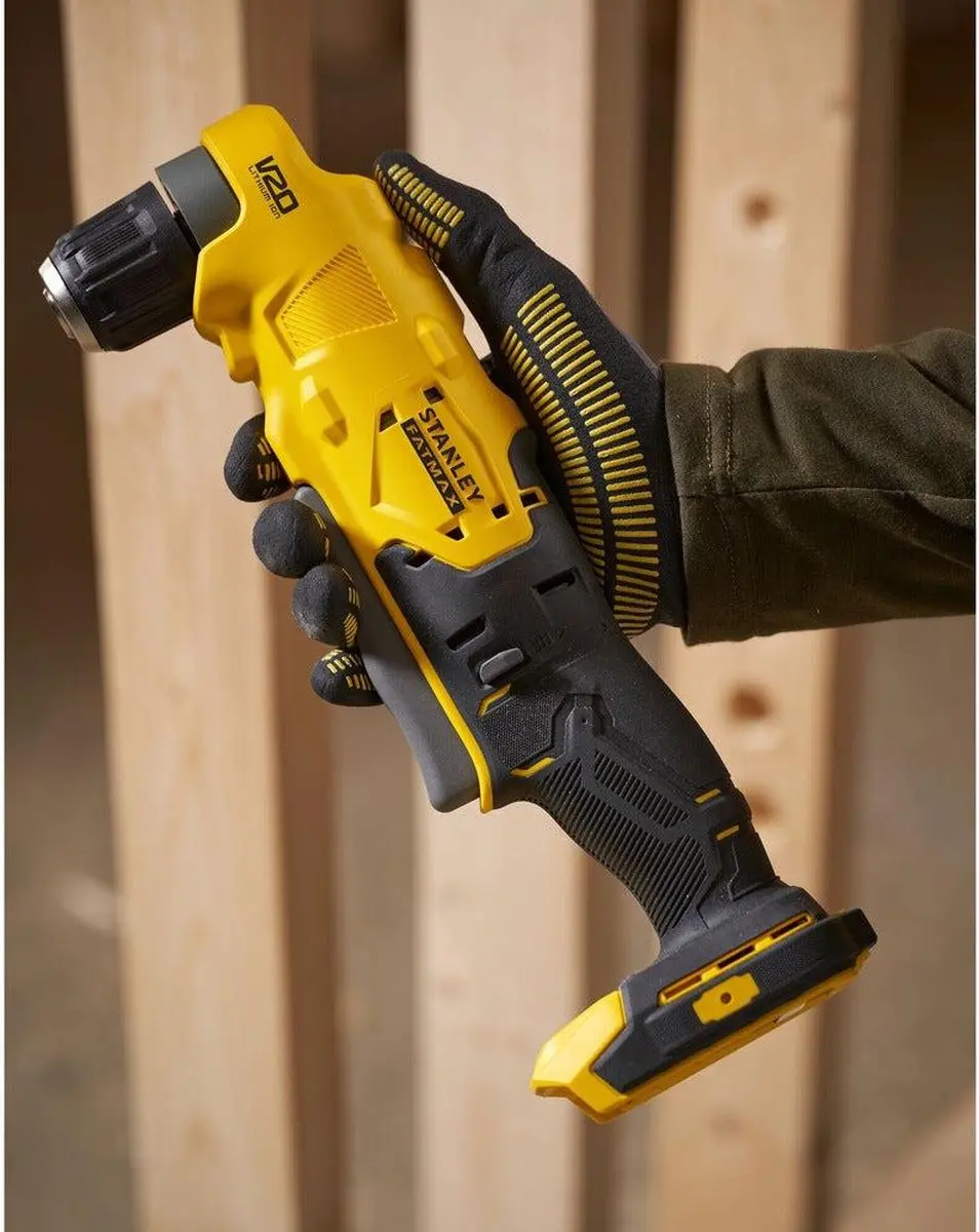 Stanley FATMAX V20 SFMCD750D2K Haakse Boormachine 18V - 28mm Hout