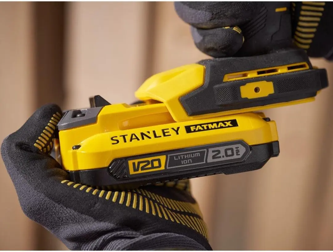 Stanley FATMAX V20 SFMCD750D2K Haakse Boormachine 18V - 28mm Hout