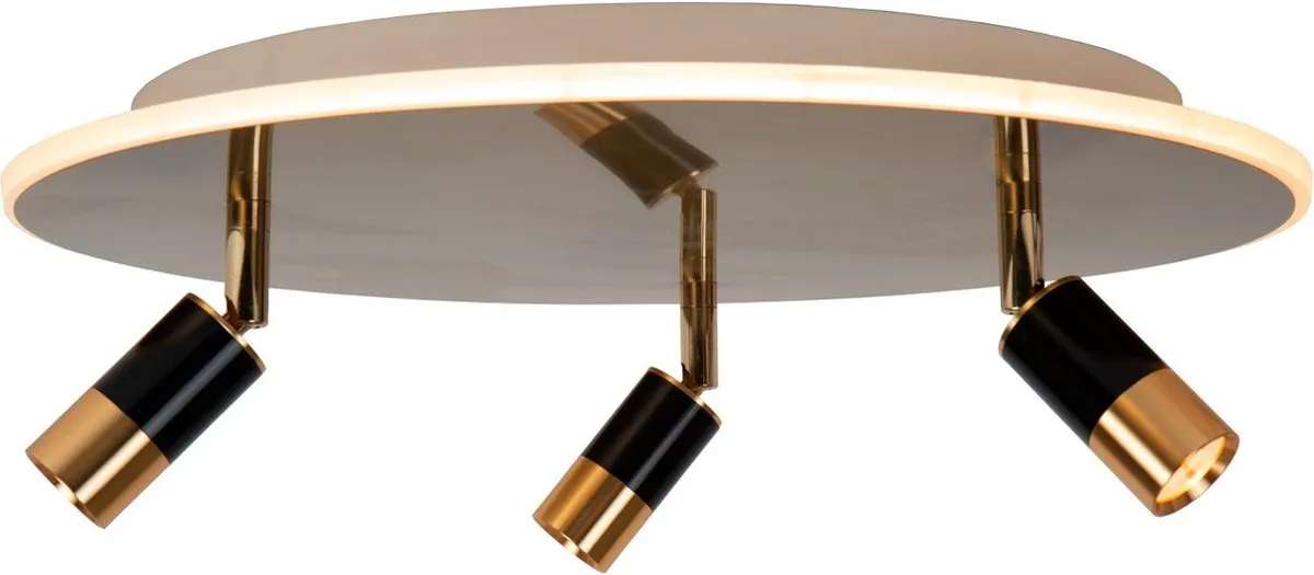 Lucide Jubel Plafondlamp Ø48cm - Mat Goud/Messing