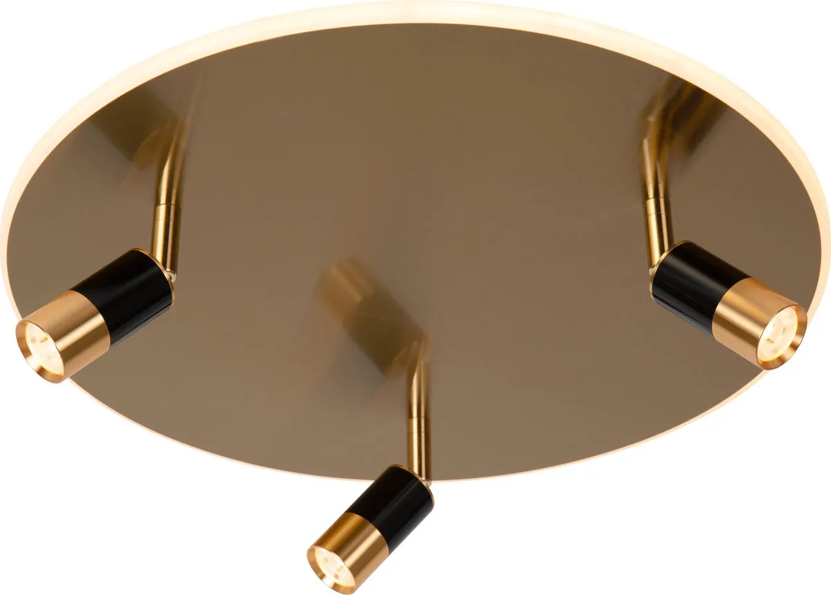 Lucide Jubel Plafondlamp Ø48cm - Mat Goud/Messing
