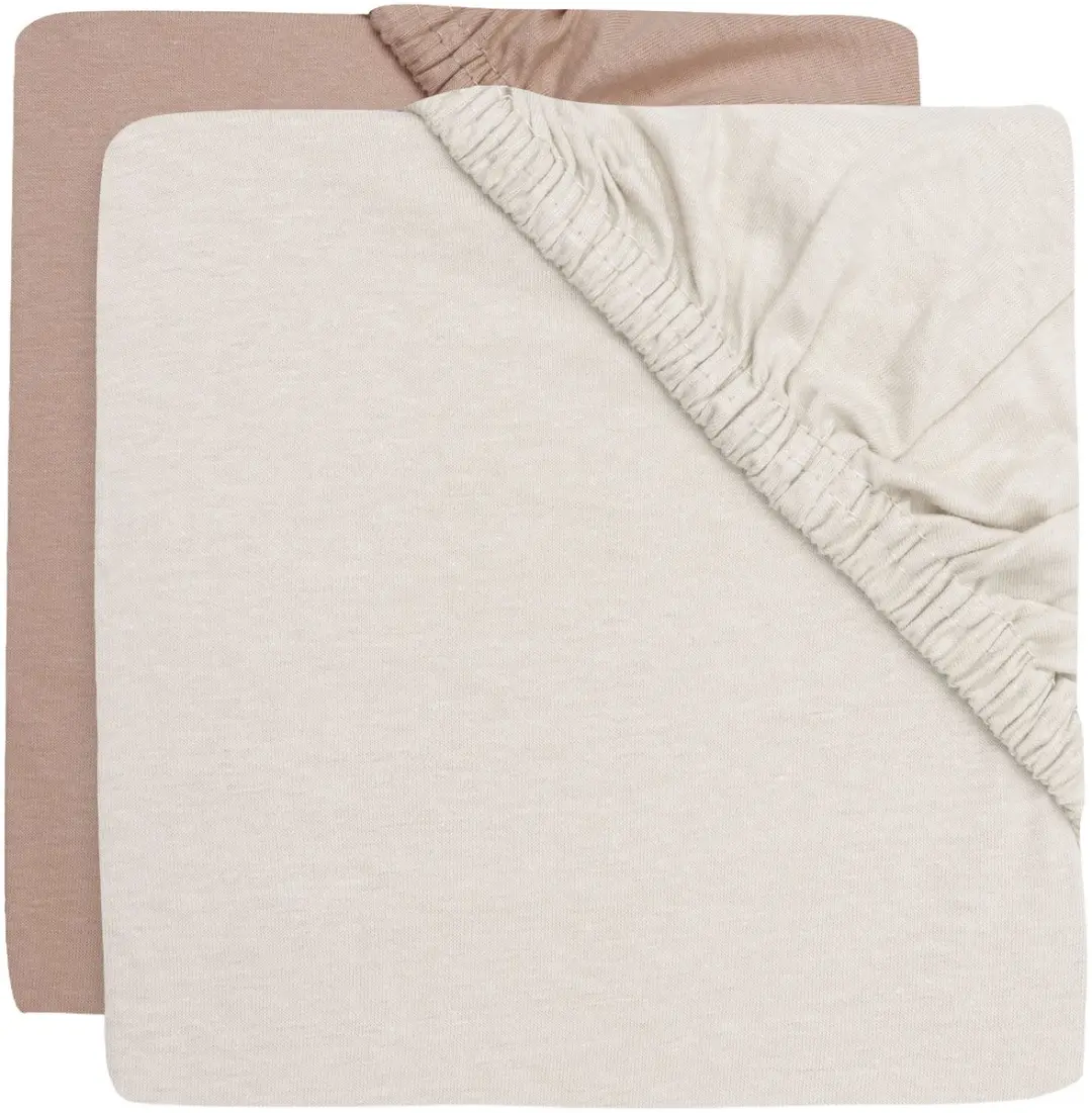 Jollein Jersey Hoeslaken 2 Stuks 40/50x80/90cm
