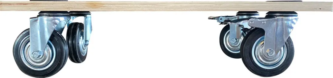 T4ALL Meubelroller met Rem 400 kg - 58x30cm