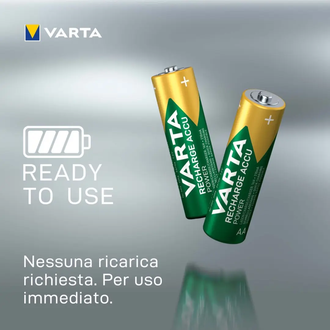 Varta AA Oplaadbare Batterijen - 2 Stuks