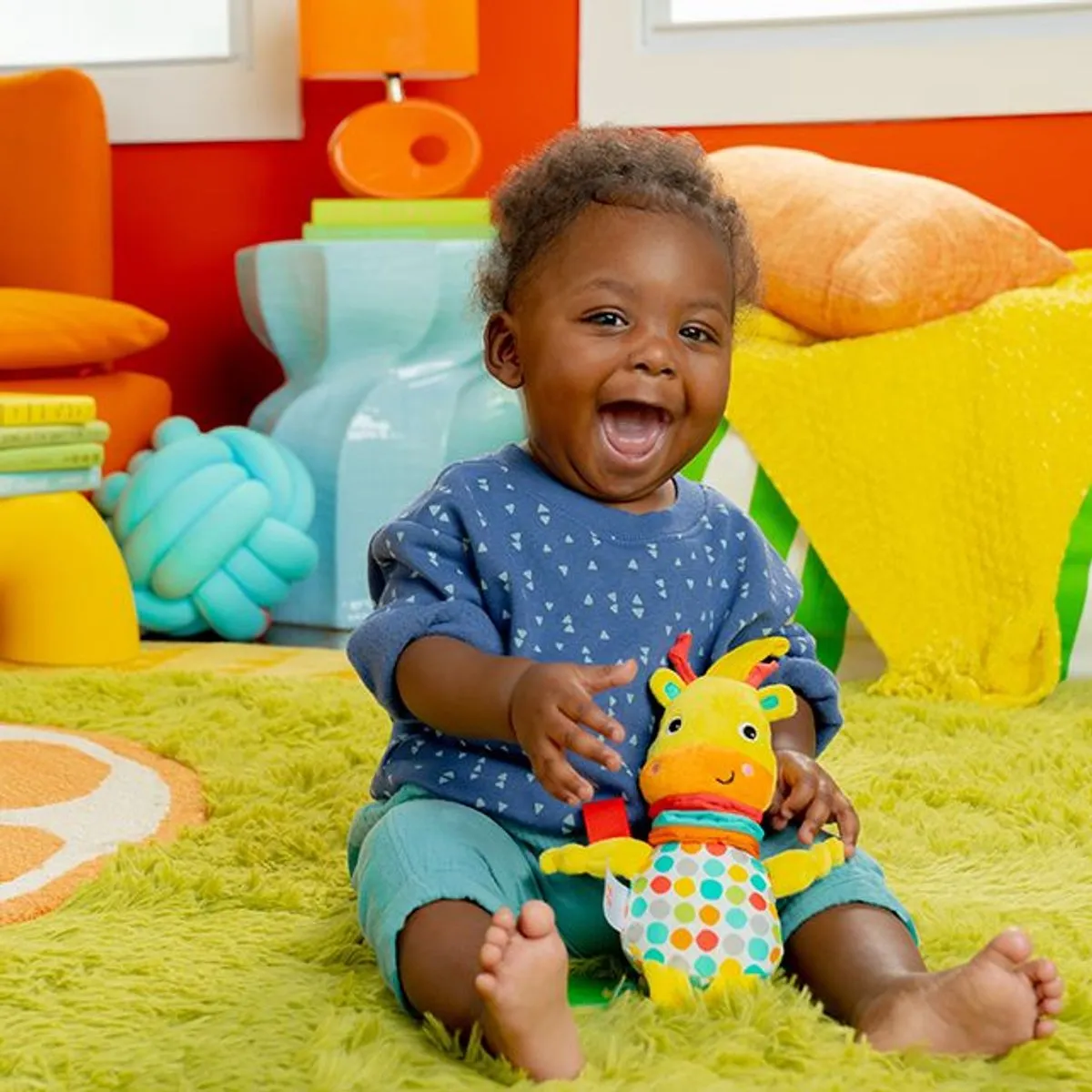 Bright Starts Baby Muziekdoosje Play 'n Boogie Giraf - Multicolor