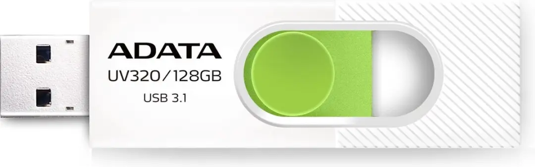 ADATA UV320 USB Stick 128GB - Groen/Wit
