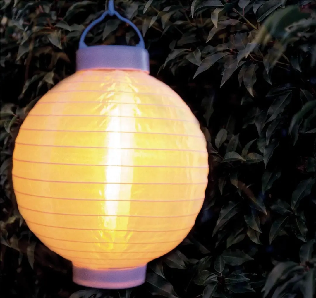 Luxe Solar Lampion Wit 20cm - Zonne-energie
