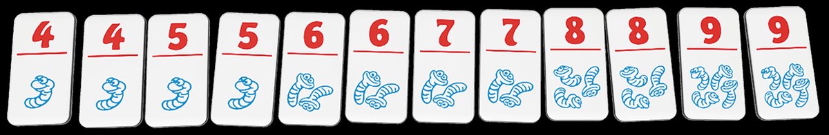 999 Games - Regenwormen Junior - Dobbelspel - De Regenwormen voor de kleintjes - Reisspel - Familiespel - Klein cadeautje