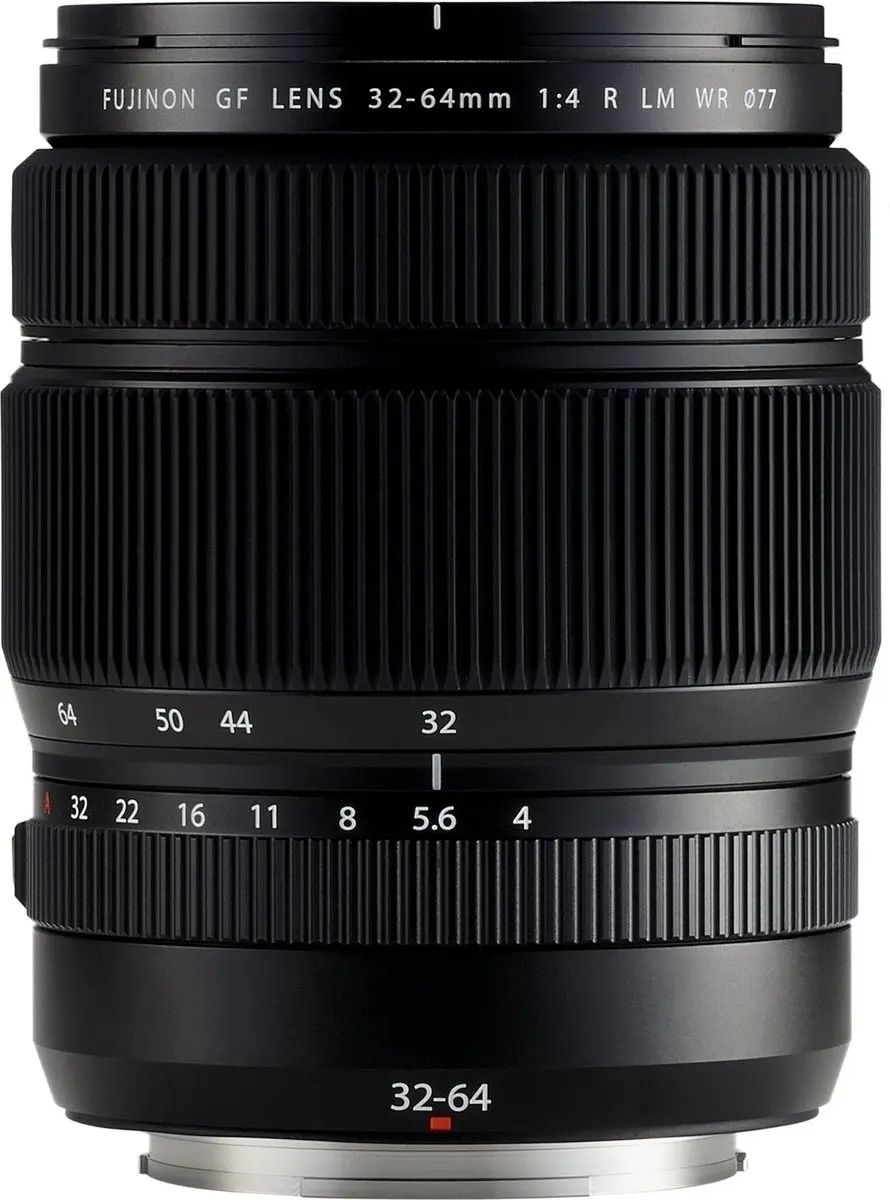 Fujifilm GF 32-64mm f/4.0 R LM WR Objectief