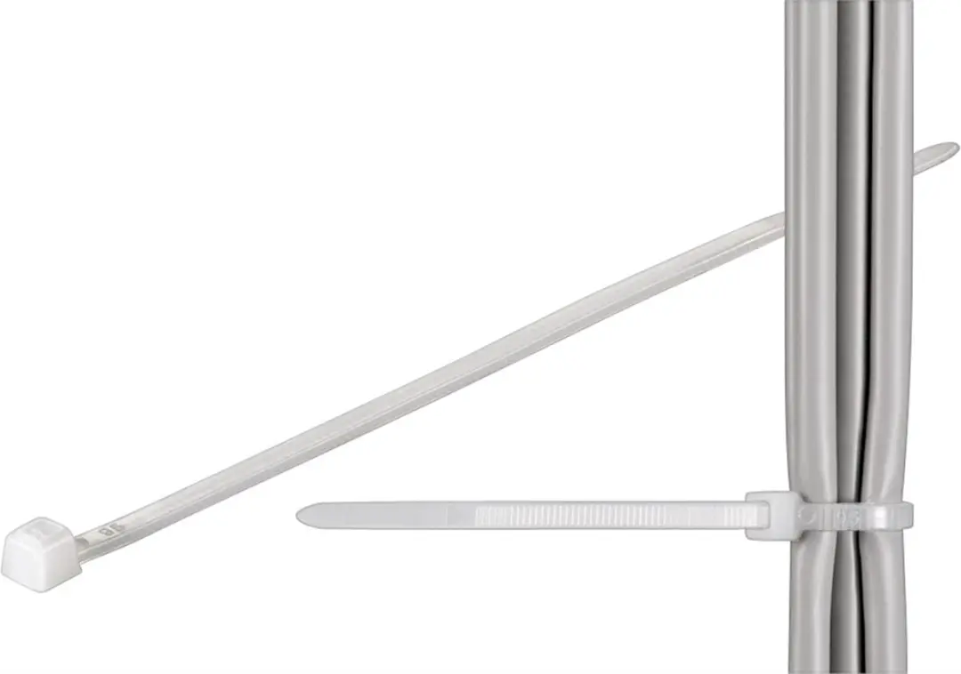Goobay 17061 Witte Kabelbinders - 100 Stuks