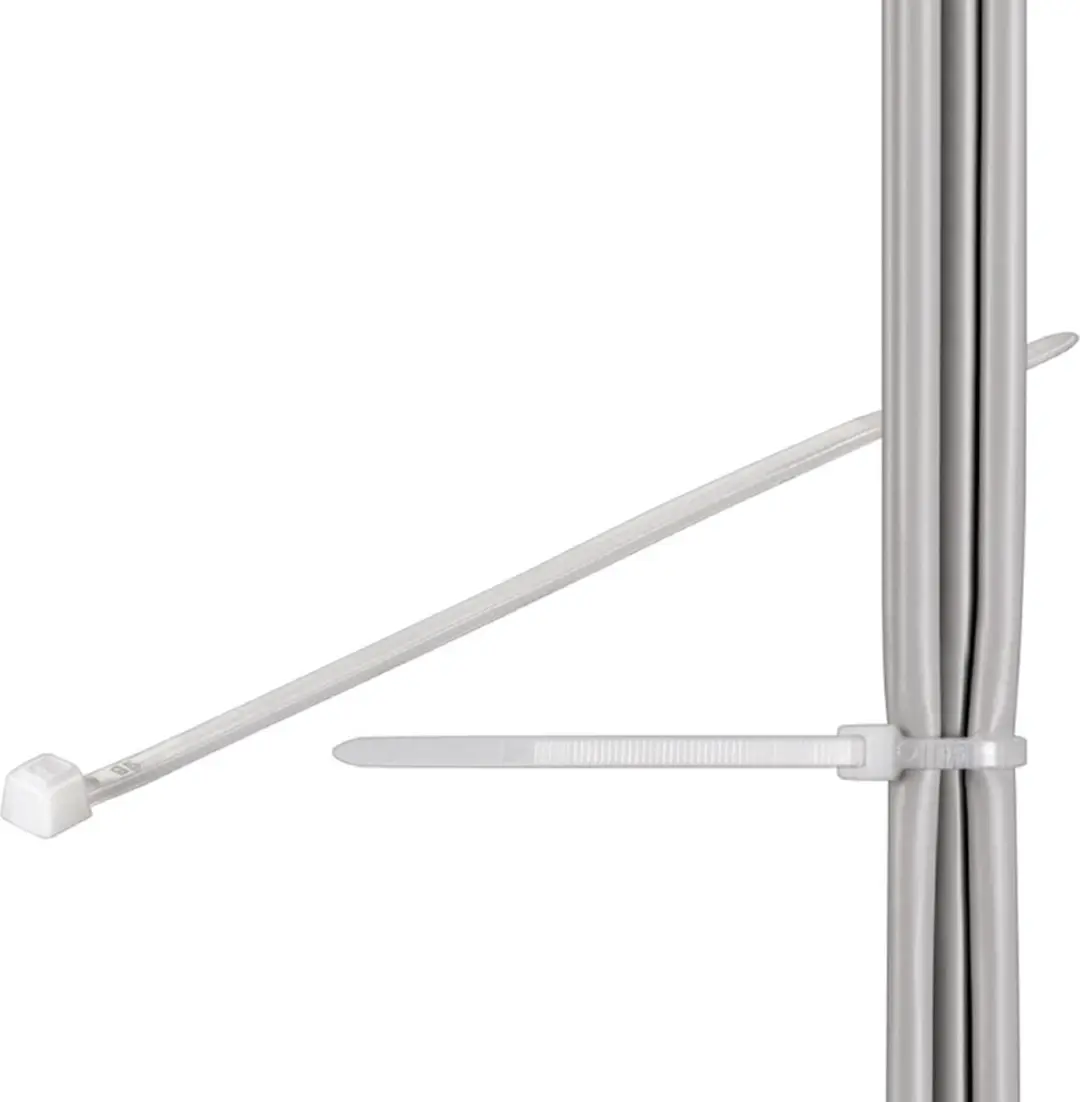 Goobay 17061 Witte Kabelbinders - 100 Stuks
