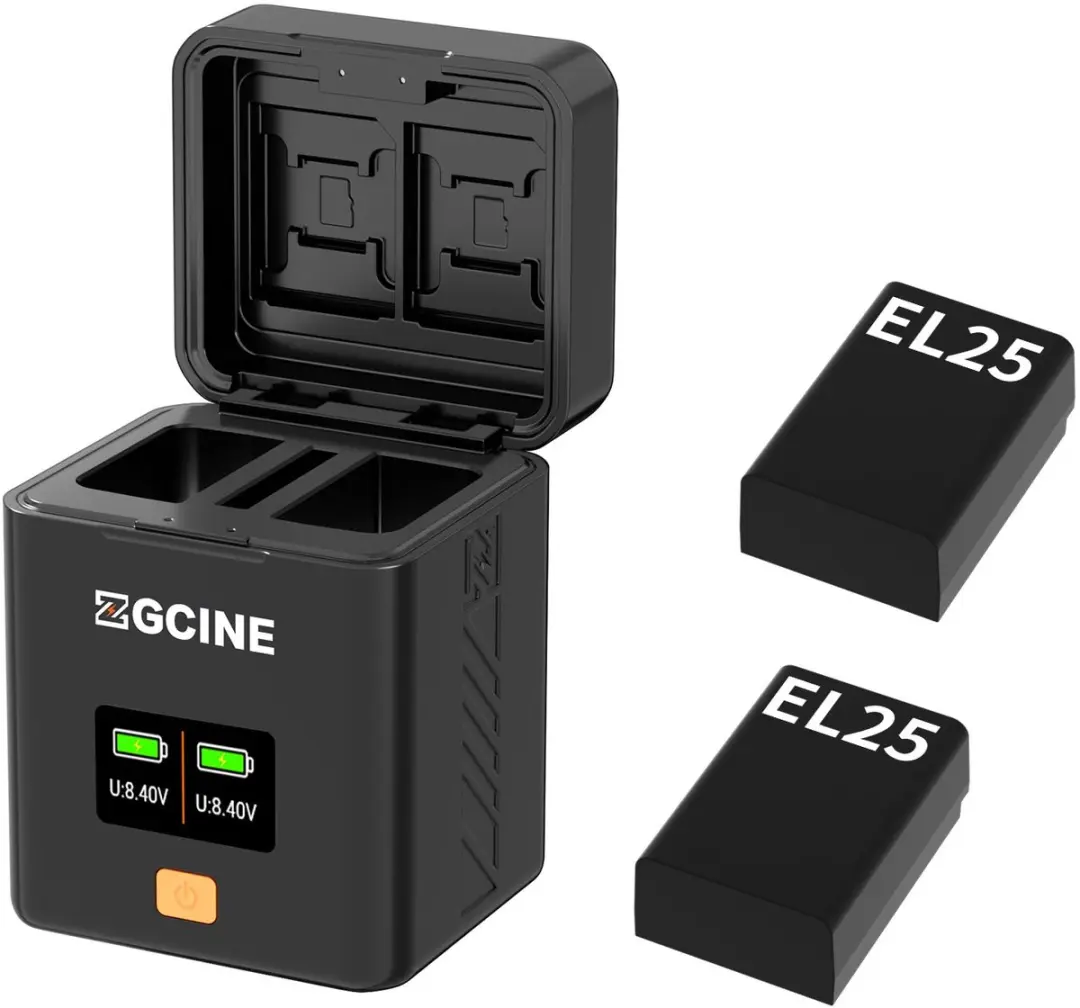 ZGCine Opladerdoos Nikon EN-EL25 - USB