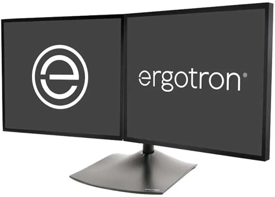 Ergotron DS100 33-322-200 Dual Monitor Stand - 24" - Zwart