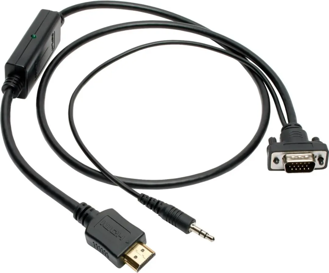 Tripp Lite P566-006-VGA-A HDMI naar VGA + Audio Kabel - 6ft - Zwart