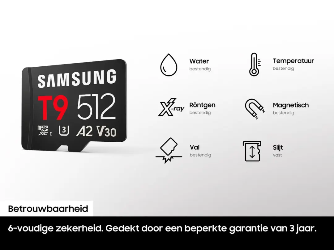 Samsung T9 + Cardreader 256GB microSDHC UHS-I