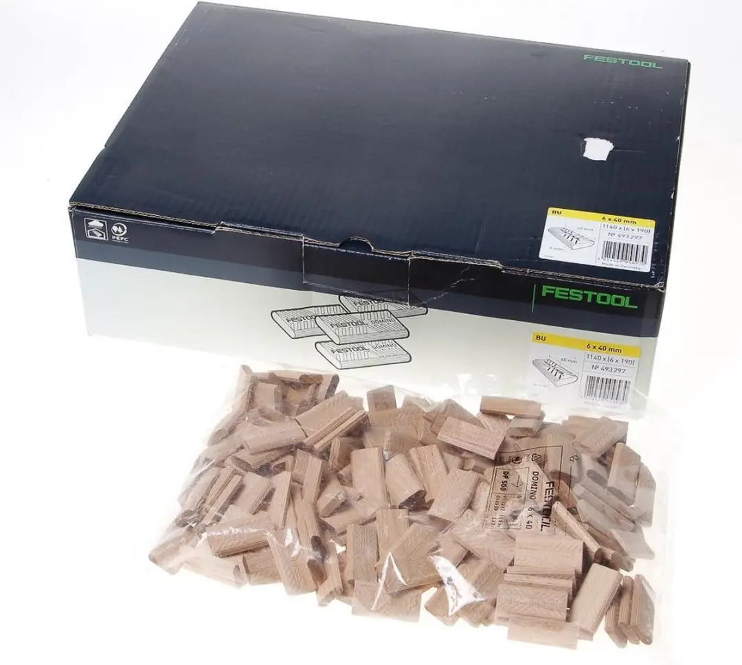 Festool Dominos Doos A 190 Stuks - 6x40mm Beuken