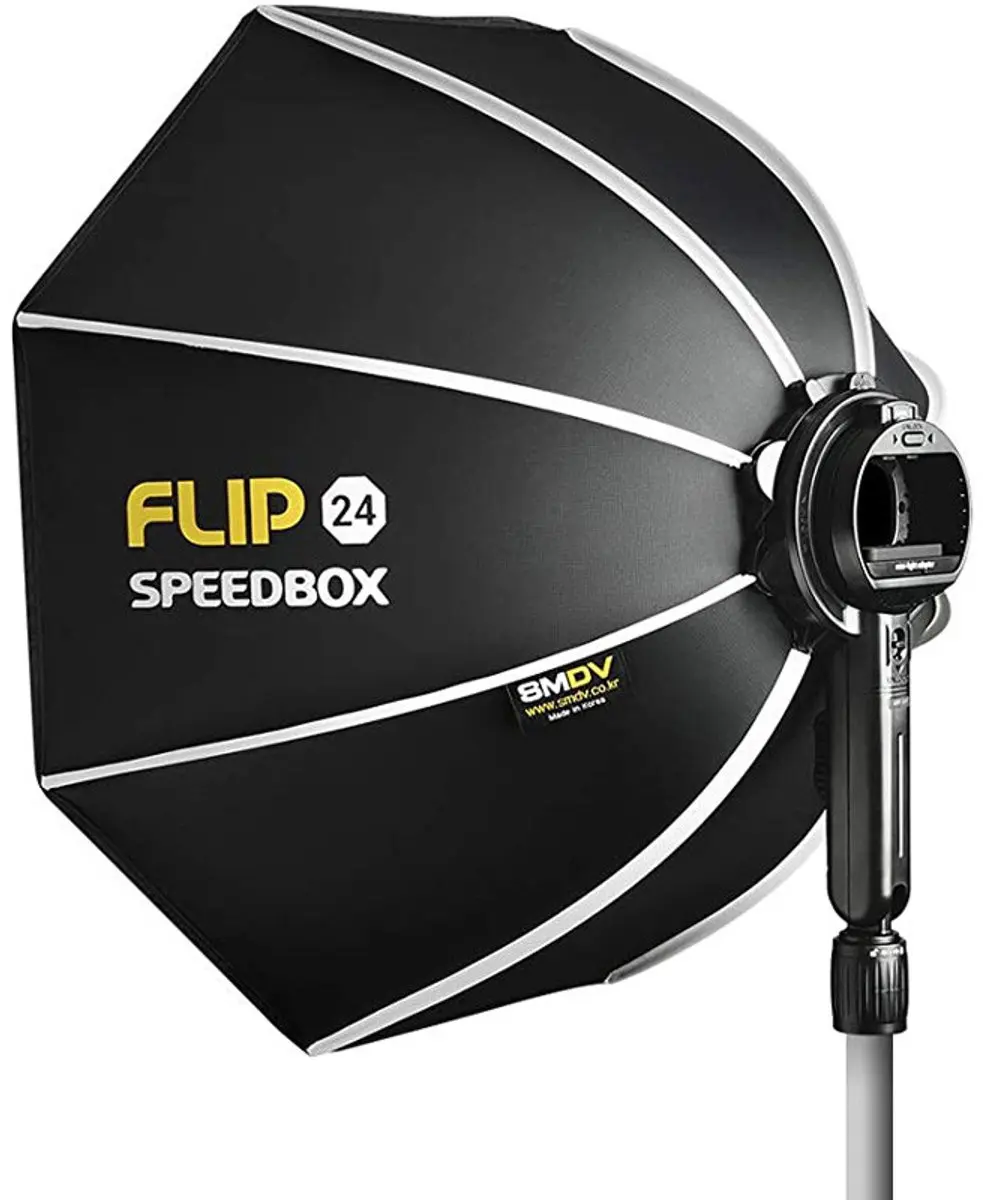 SMDV Speedbox-Flip24 Kit - D199831 - met Grid & S-adapter - Zwart