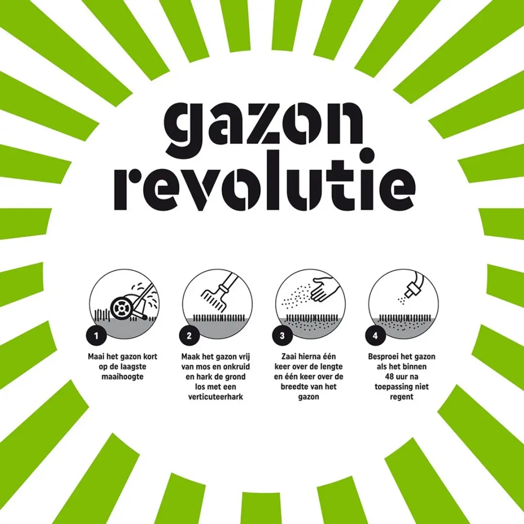 Pokon Gazon Revolutie 4kg Bodemverbeteraar - 80m²