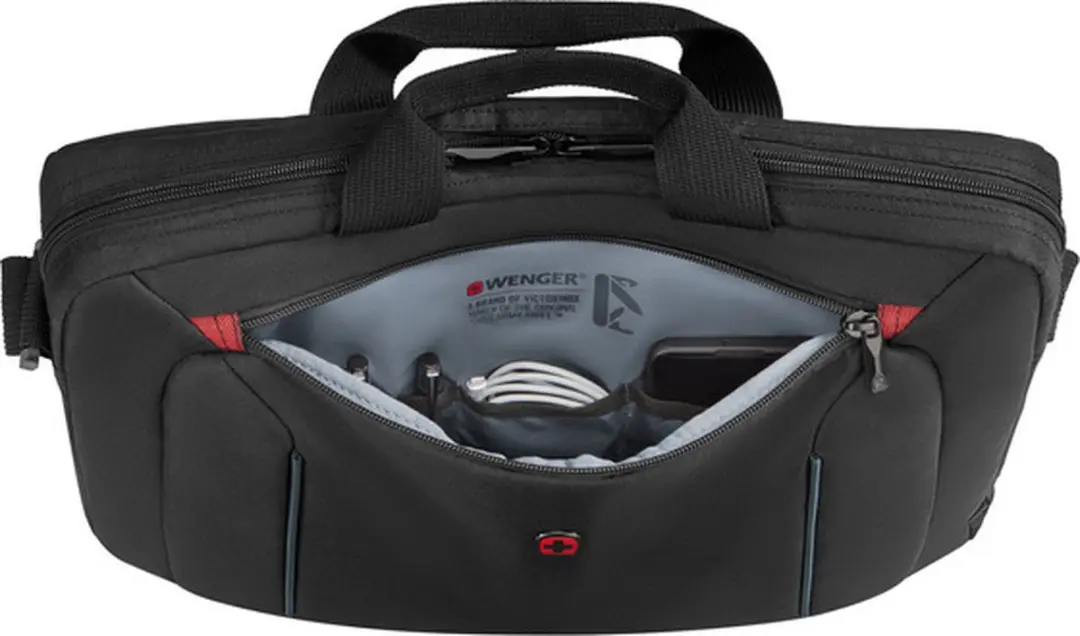 Wenger BQ 16 Slimcase Laptoptas - 16" - Zwart - afbeelding 6 van 6