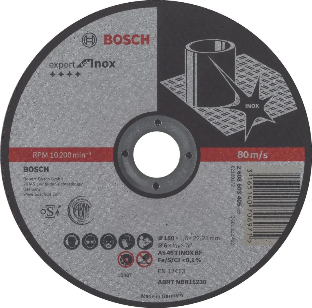 Bosch Expert for Inox Doorslijpschijf 150mm