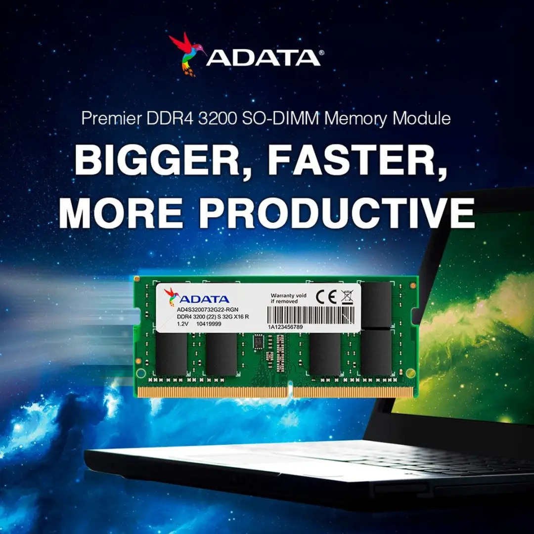 ADATA Premier Serie AD4S32008G22-SGN DDR4 RAM 8GB 3200MHz