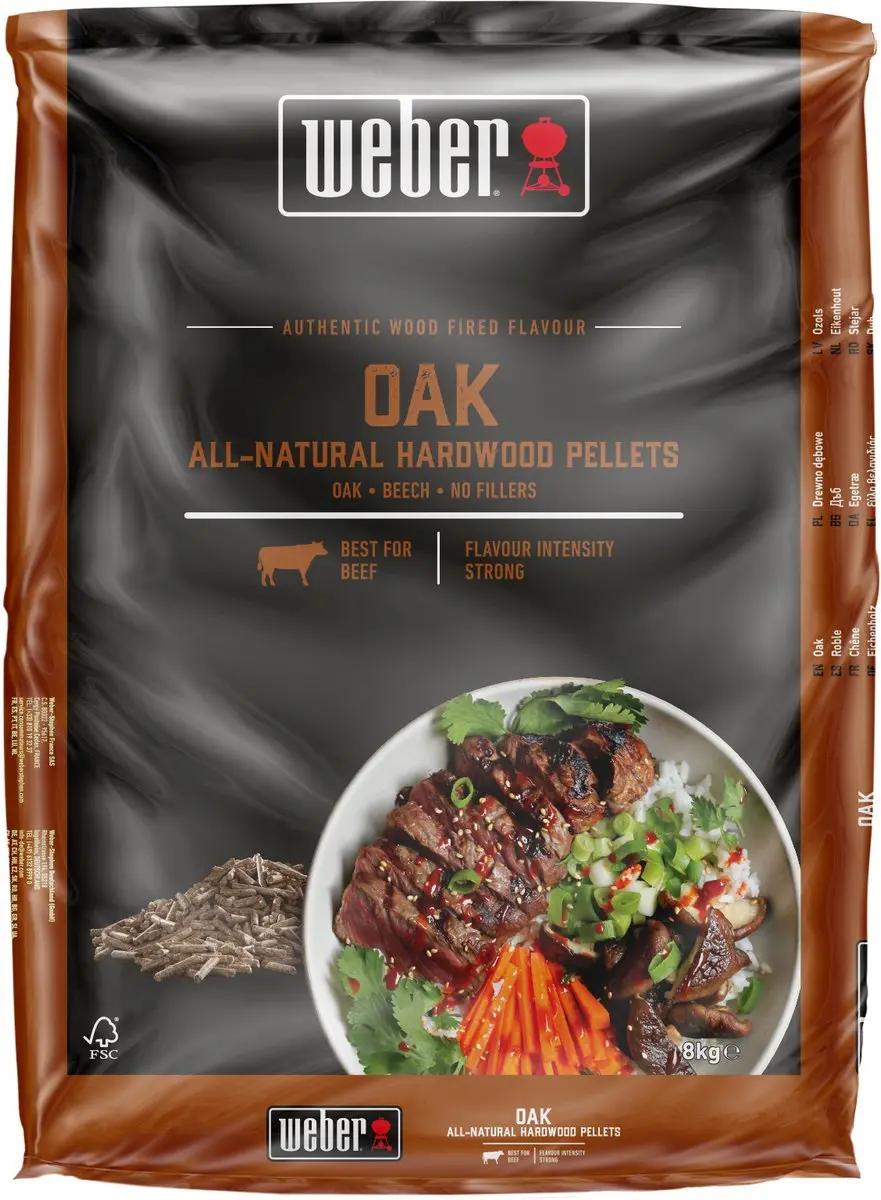 Weber Wood Pellets Eiken 8kg