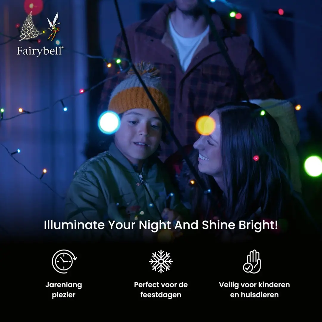 Fairybell Kerstboom Buiten 240LED Warm Wit - 150cm
