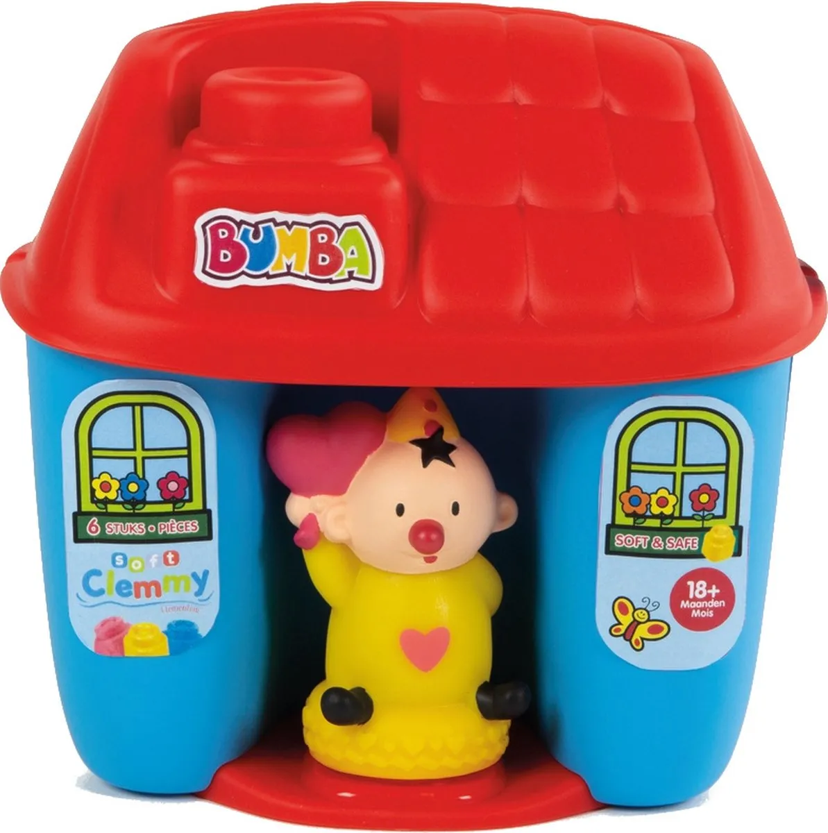 Clementoni Clemmy Bumba Emmer Constructiespeelgoed 8-delig - Multi Kleur