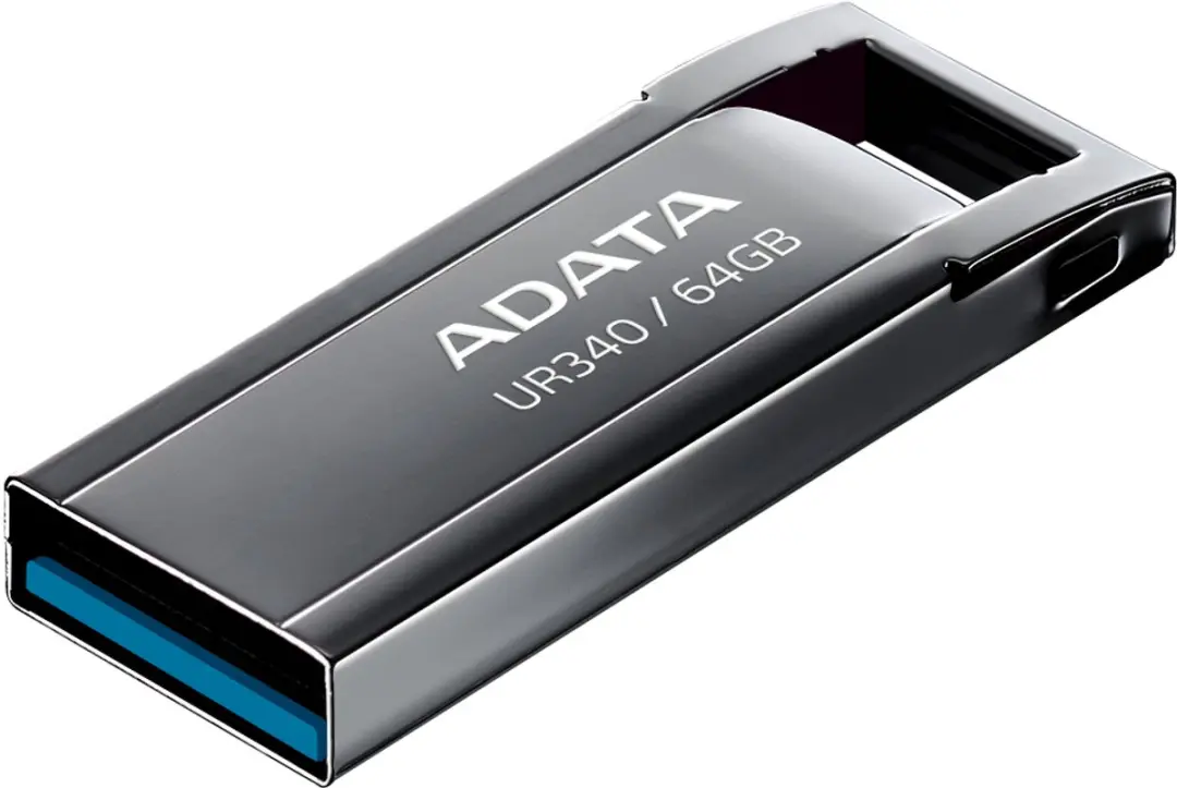 ADATA UR340 USB Flash Drive 64GB - Zwart