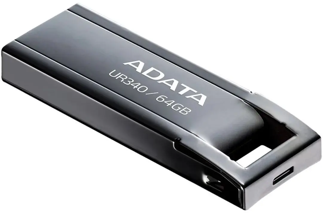 ADATA UR340 USB Flash Drive 64GB - Zwart