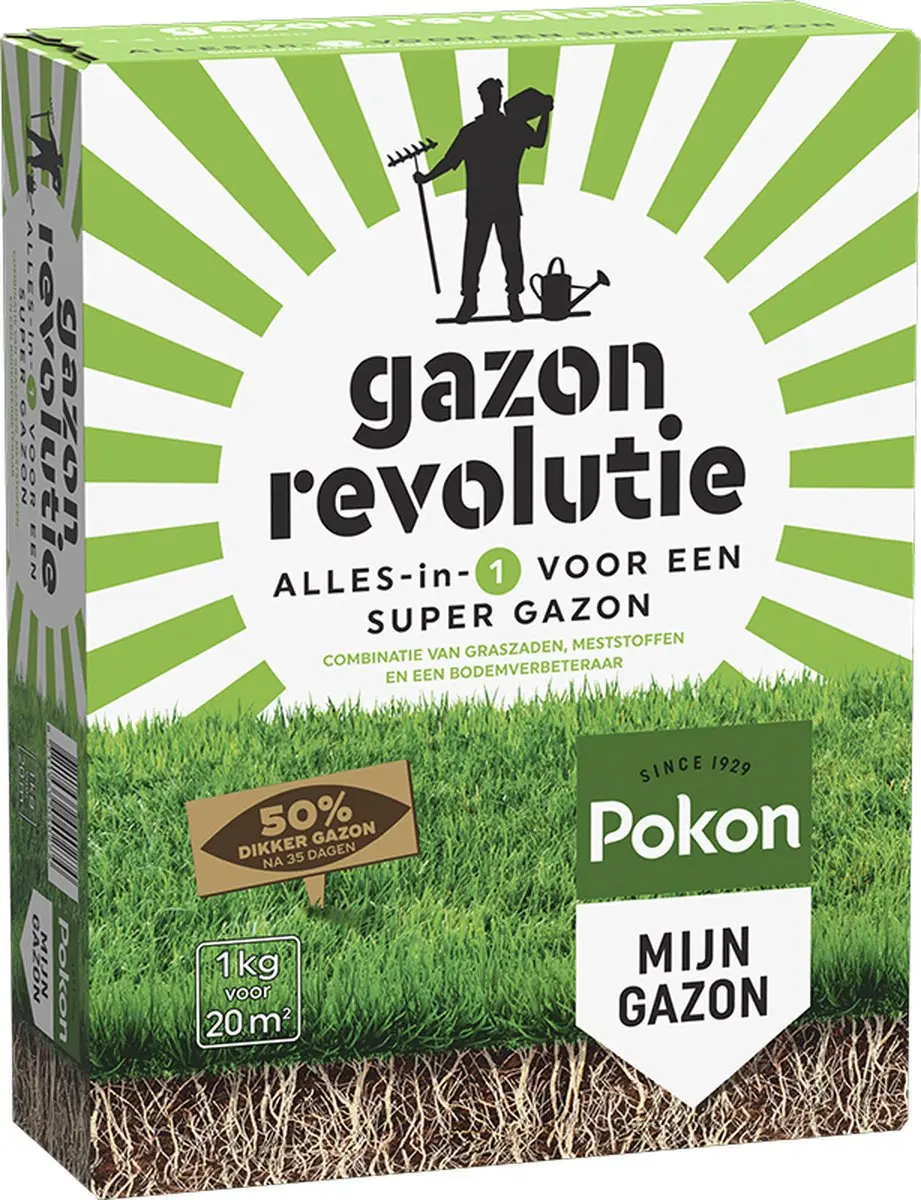 Pokon Gazon Revolutie 1kg Bodemverbeteraar
