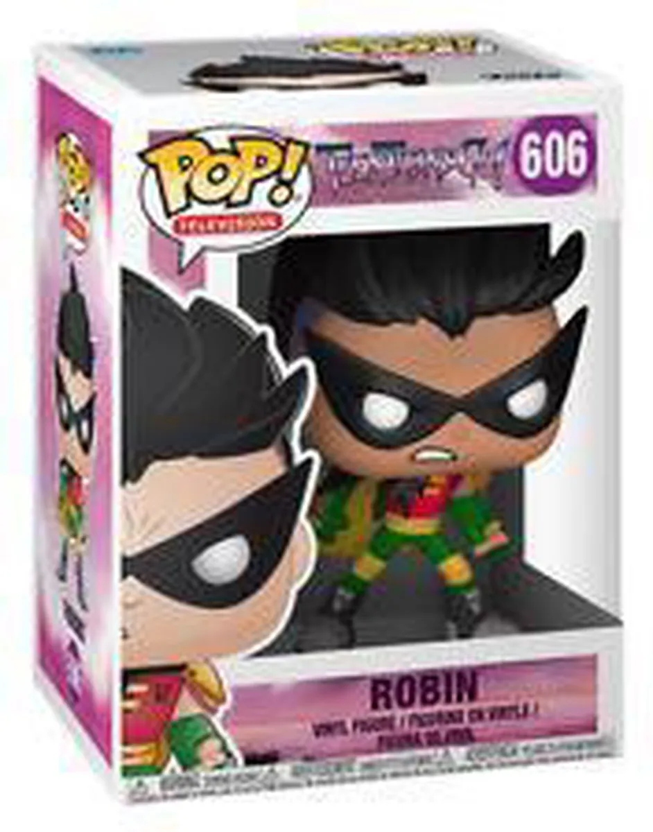 Funko Pop! Robin Teen Titans #606 Verzamelfiguur - Zwart