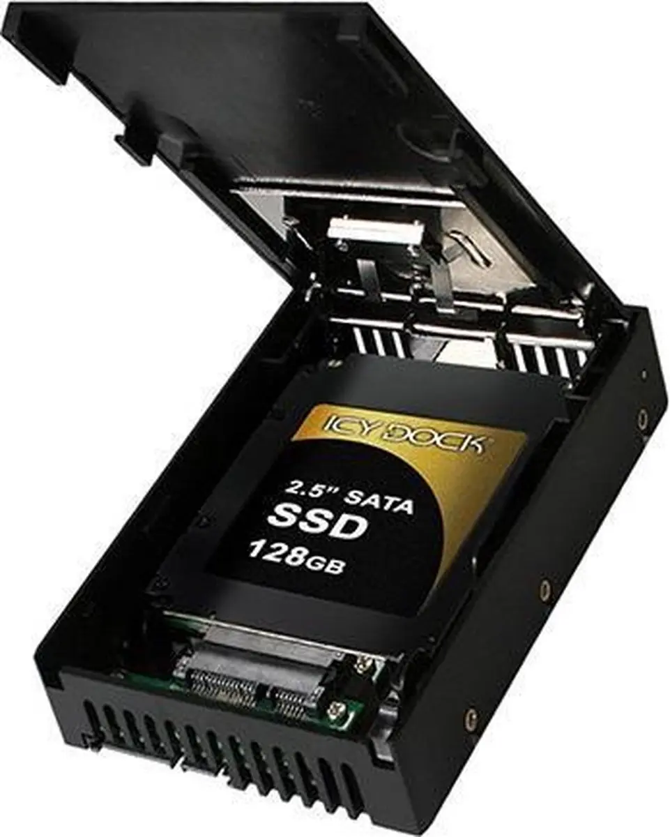 Icy Dock MB882SP-1S-1B 2,5" SSD Behuizing - Zwart