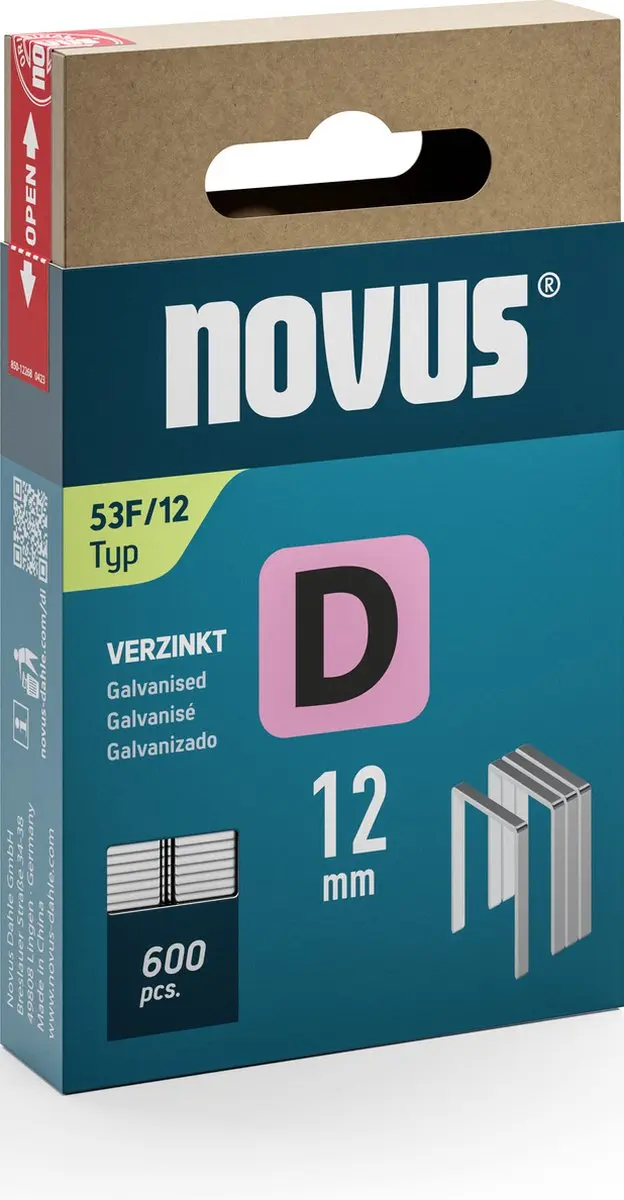 Novus Nieten D 53F 12mm