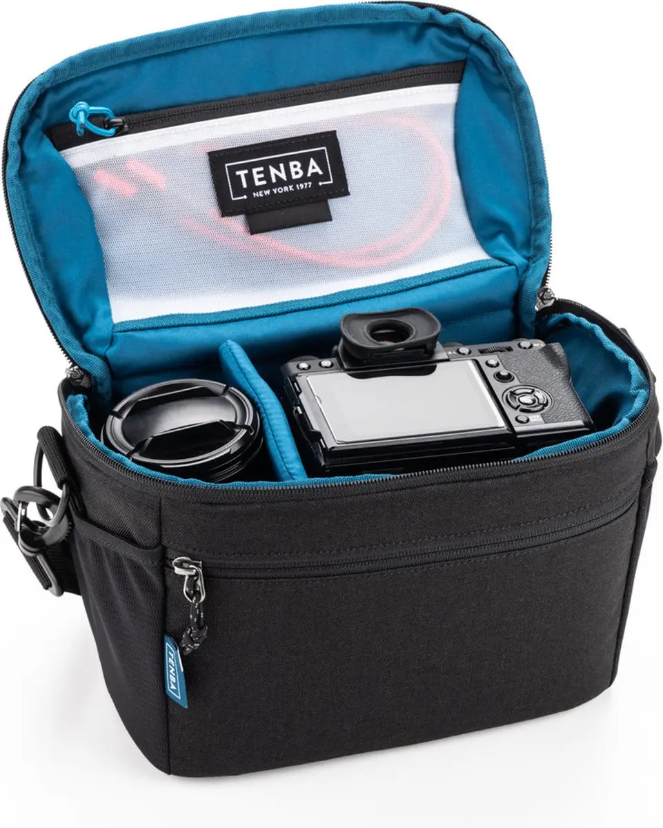 Tenba Skyline V2 10 Schoudertas - 3 Lenzen - Zwart - afbeelding 6 van 6