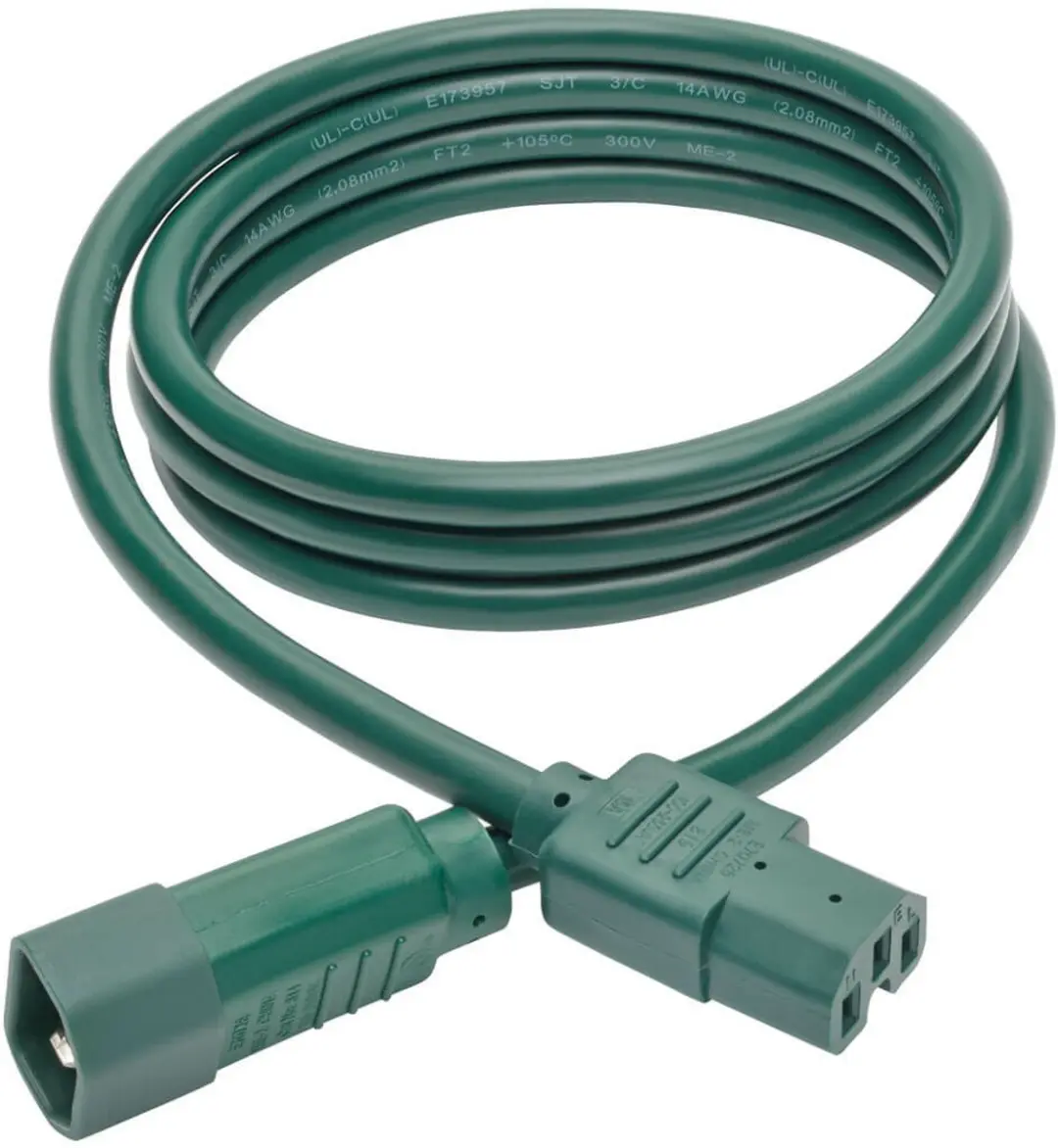 Tripp Lite P018-006-AGN Elektriciteitssnoer Groen 1,8m C14-C15