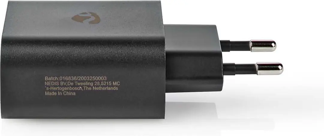 Nedis WCQC402ABK Oplader 30W USB-C - Zwart