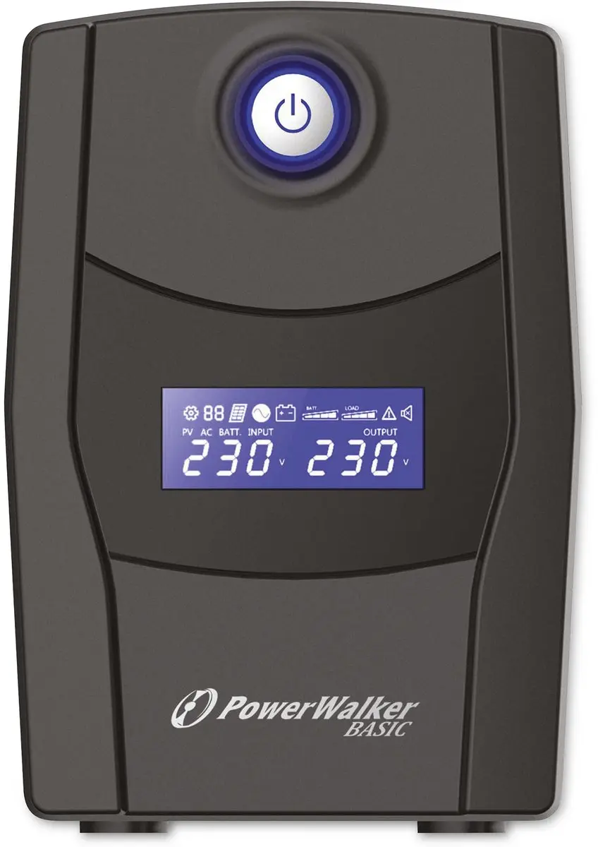 PowerWalker VI 600 STL UPS 360W - 2 Stopcontacten - Zwart