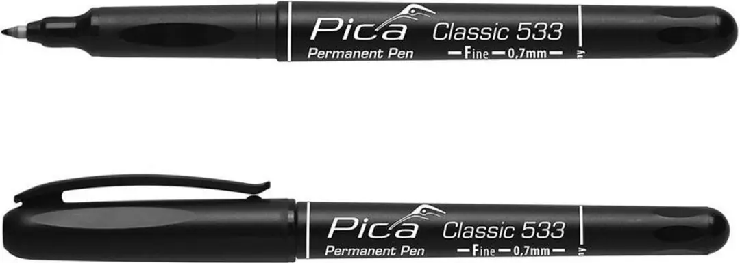 Pica Permanent Pen Classic 0,7mm - 10 Stuks