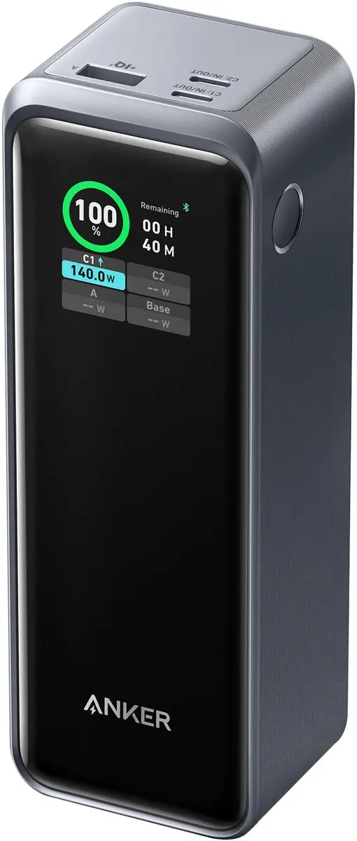 Anker Prime 737 A1340011 Powerbank 27.650mAh - 250W - Zwart