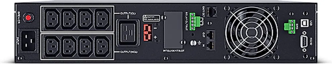 CyberPower OLS3000ERT2UA SAI 2700W - 8 Stopcontacten - Zwart