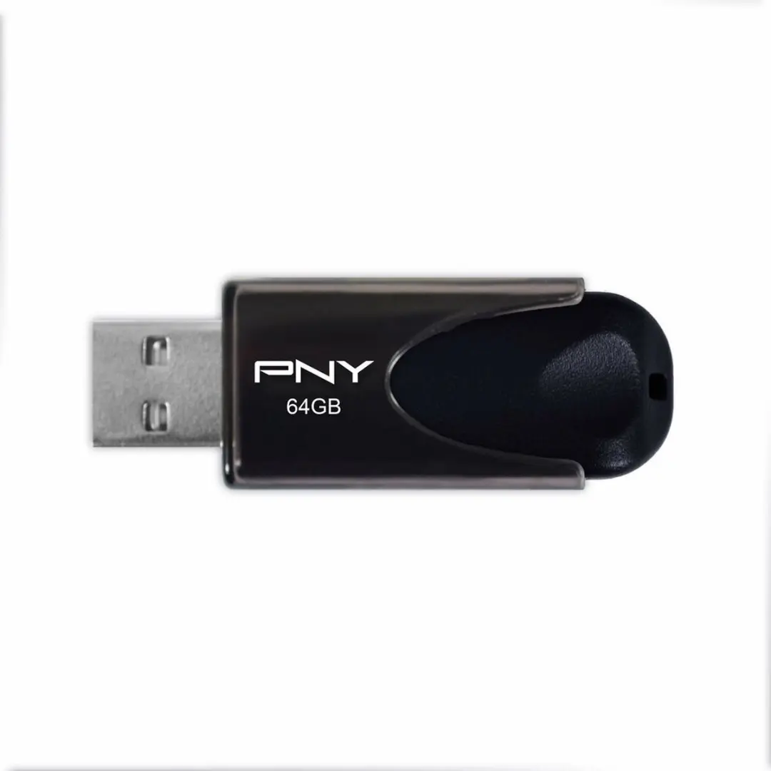 PNY Attaché 4 FD64GATT4-EF USB-stick 64GB - Zwart