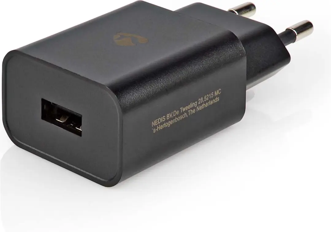 Nedis WCHAU242ABK Oplader 12W - USB-A - Zwart - afbeelding 5 van 6