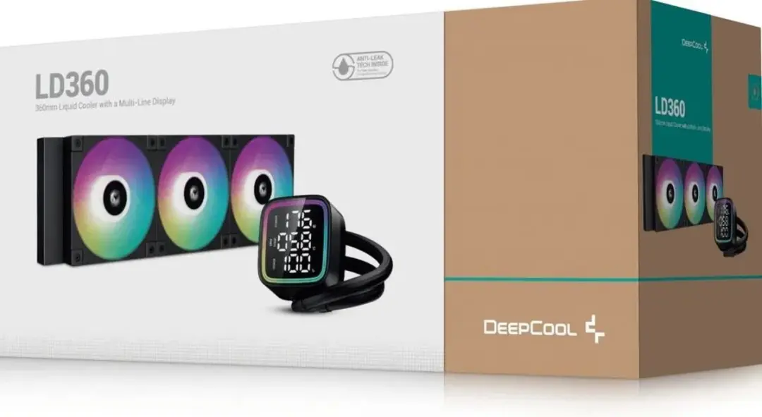 DeepCool LD360 Vloeistofkoelsysteem - 3x 120mm PWM - Zwart
