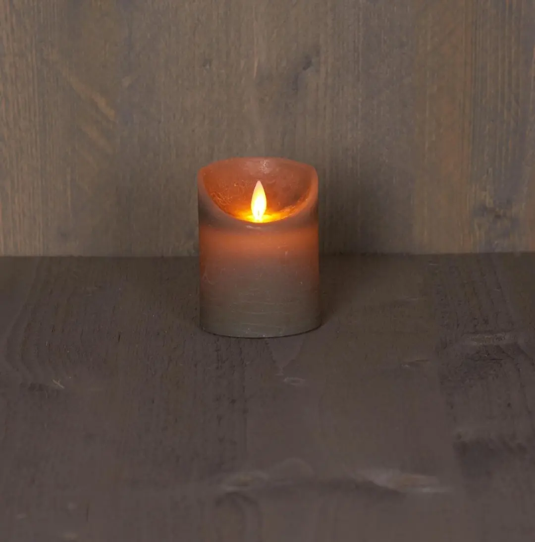 Anna's Collection Stompkaars LED Taupe - H10cm
