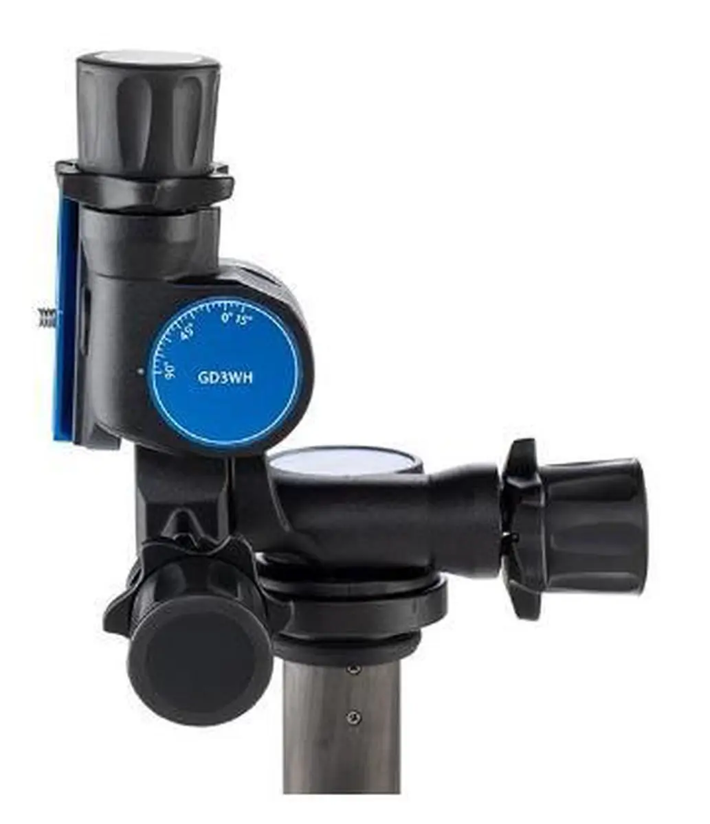 Benro GD3WH Precision Geared Head - 6 kg - Zwart/Blauw - afbeelding 6 van 6