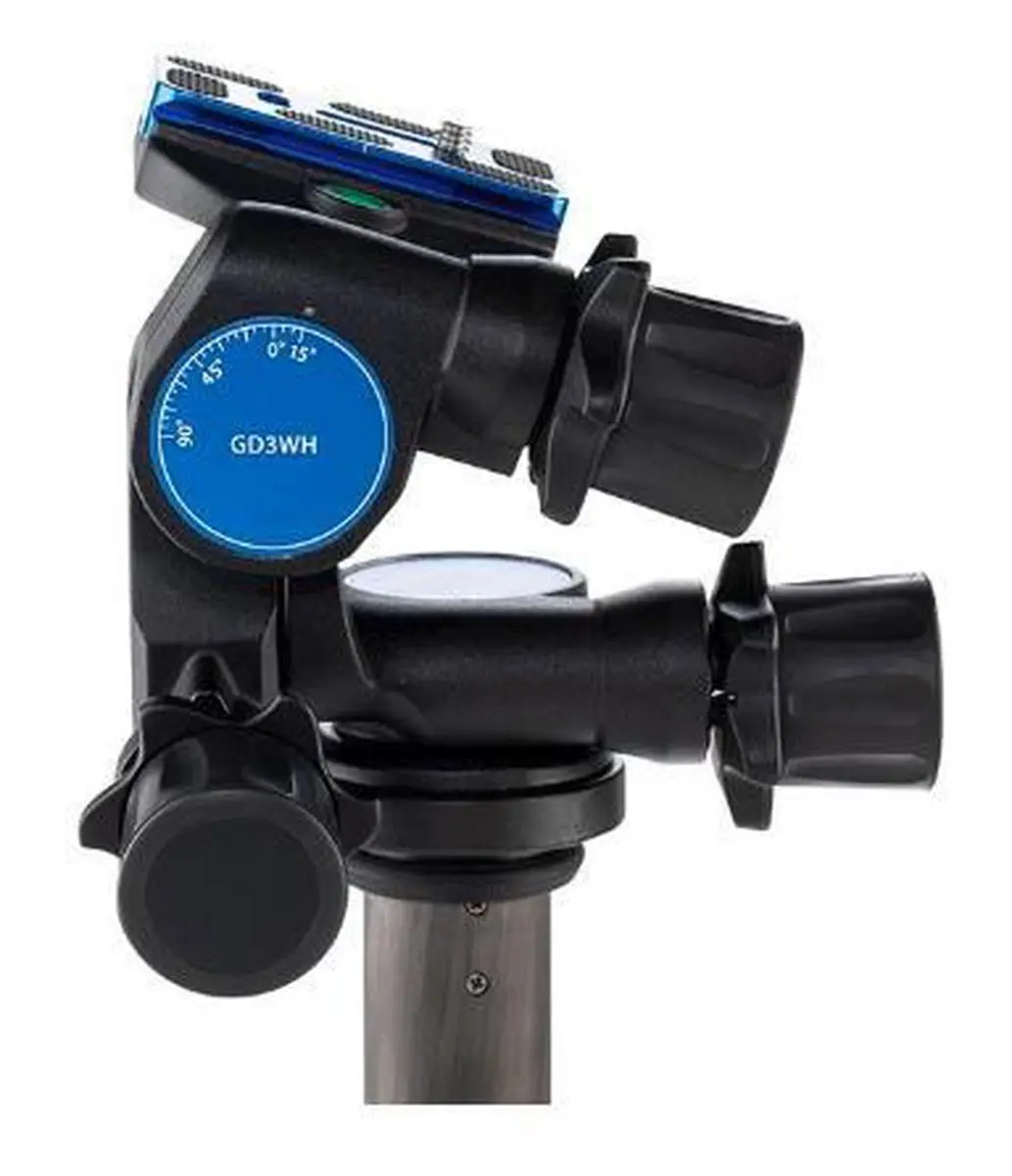 Benro GD3WH Precision Geared Head - 6 kg - Zwart/Blauw