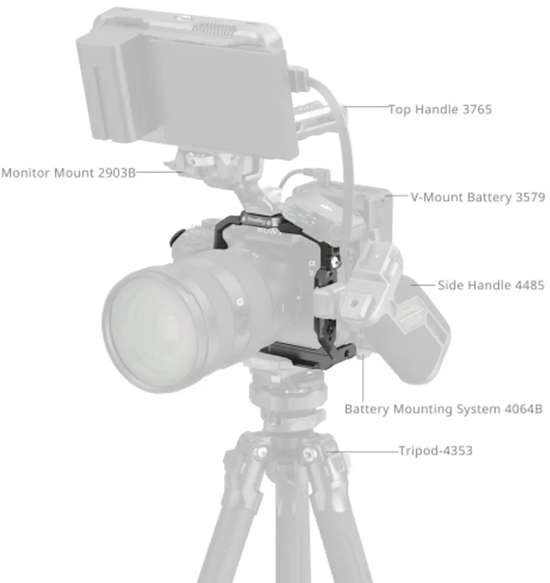 SmallRig 5187 Camera Cage - Grijs