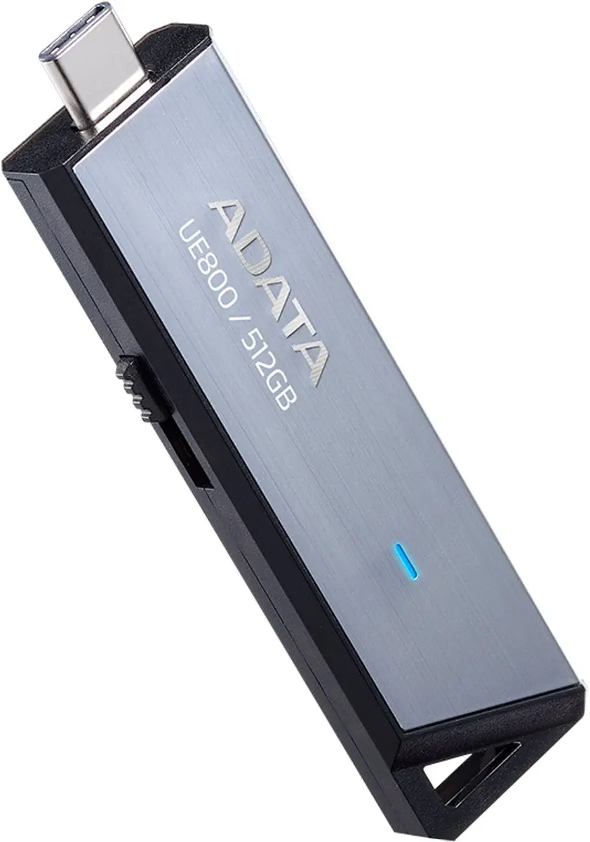 ADATA UE800 512GB USB-Stick - Type-C 3.2 Gen 2 - Zilver