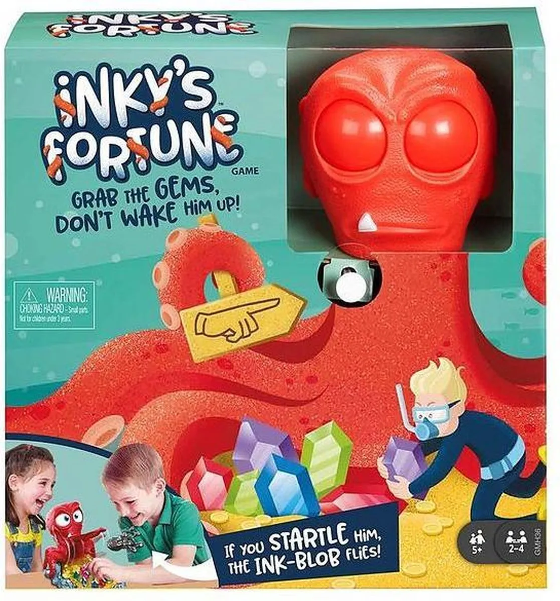 Mattel Games Inky's Treasure Bordspel - 2-4 Spelers