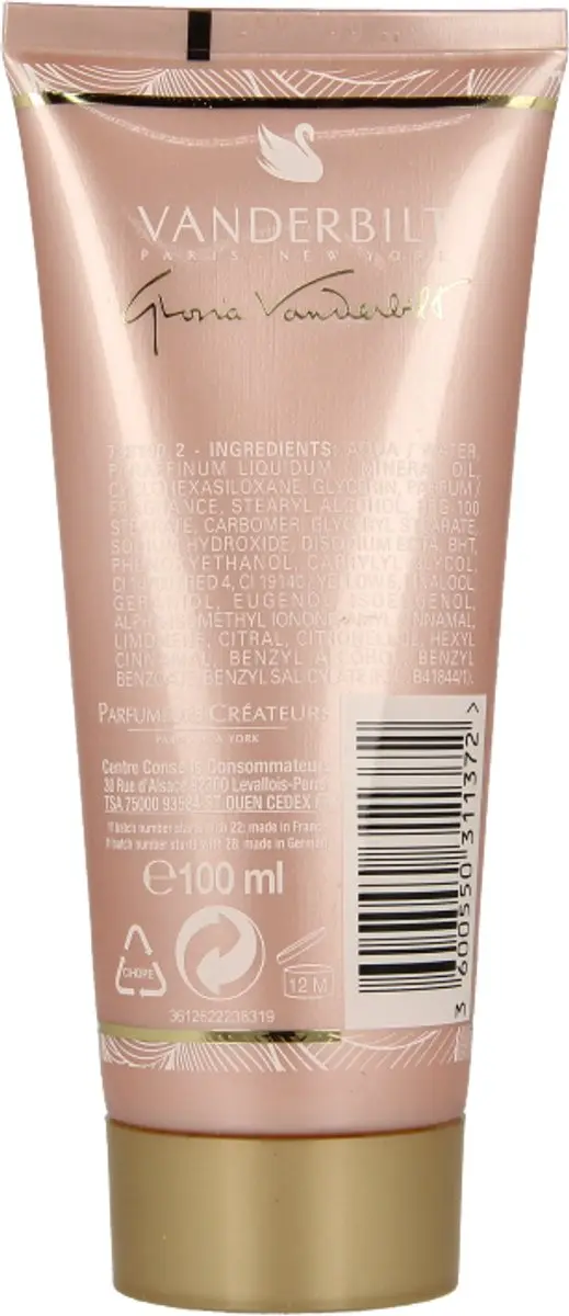 Vanderbilt Body Lotion 100ml - afbeelding 6 van 6